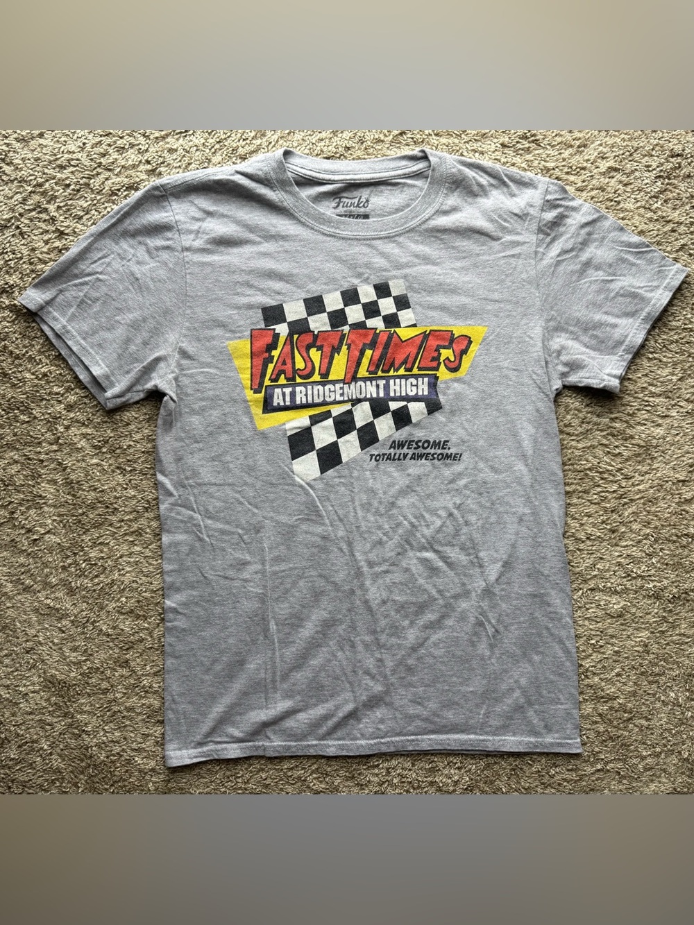 Funko Fast Times at Ridgemont High Graphic T-Shirt Gray Size Small